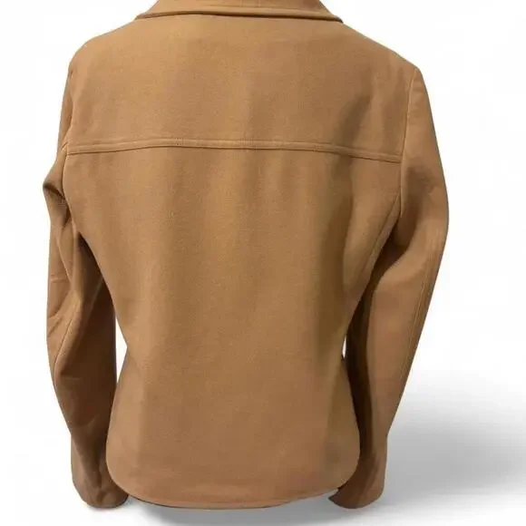 J.Crew wool and cashmere blend tan button up jacket Size 8 - Picture 4 of 6
